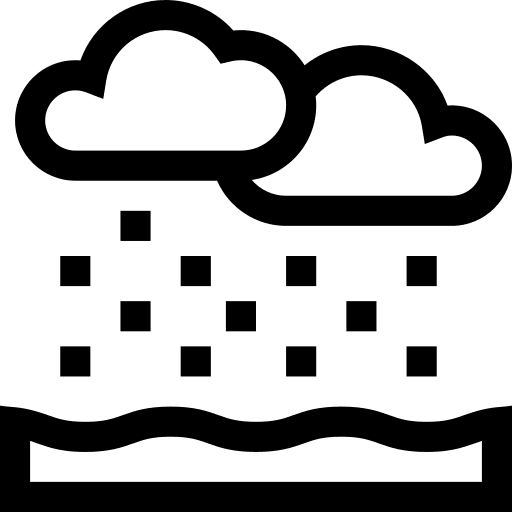 Rain sea rainy cloud icon