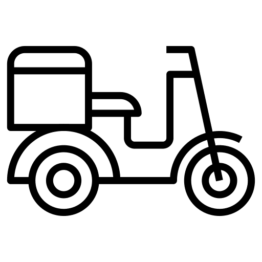 Scooter scooter travel food icon Scooter scooter travel food icon