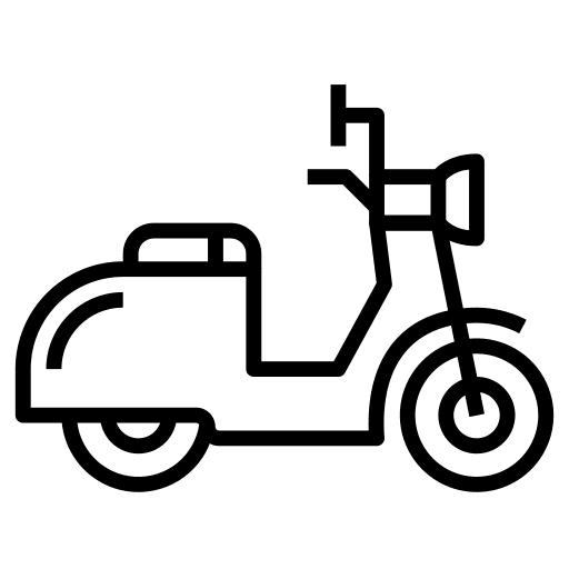 Scooter vespa travel bike icon Scooter vespa travel bike icon