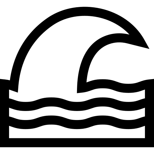 Wave ocean wave nature icon