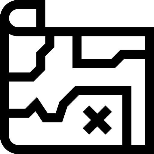 Map direction paper orientation icon Map direction paper orientation icon