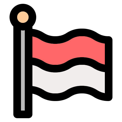 Flag flags nation indonesia icon
