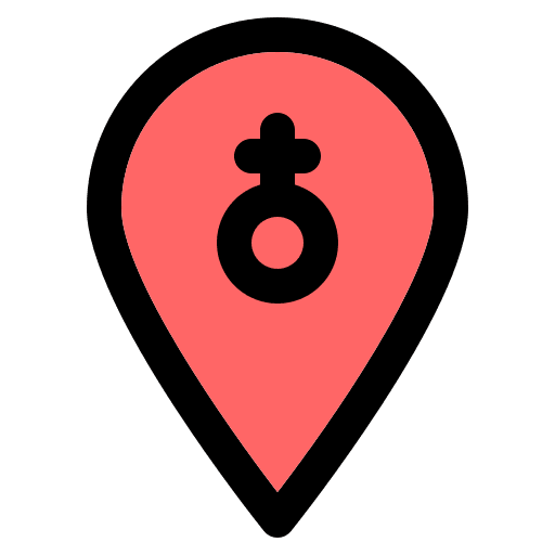 Location location gender symbol maps and location icon