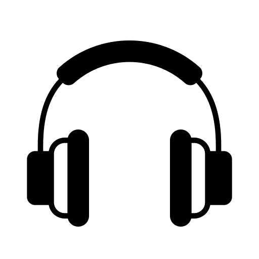 Headphones earbuds device sound icon Headphones earbuds device sound icon