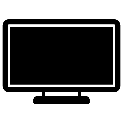 Television electronics tv screen icon Television electronics tv screen icon