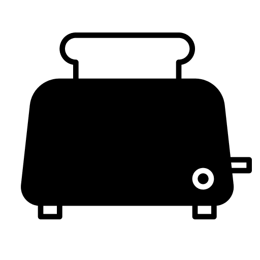 Toaster food and restaurant cook toaster icon Toaster food and restaurant cook toaster icon