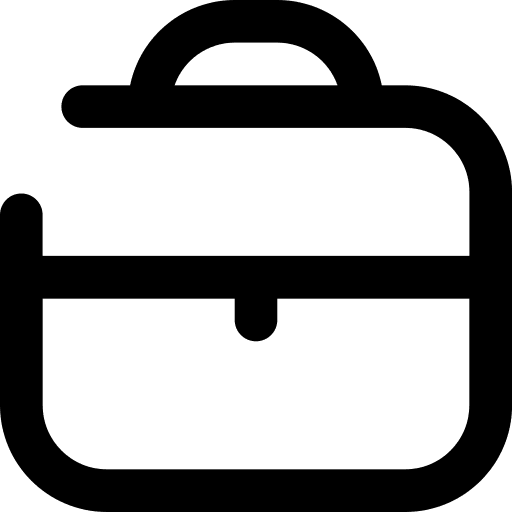 Briefcase professional job business and finance icon