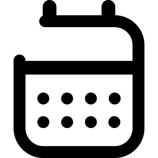 Calendar time organization calendar icon Calendar time organization calendar icon