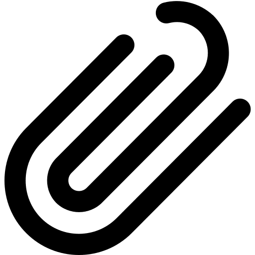 Clip paperclip clip multimedia option icon