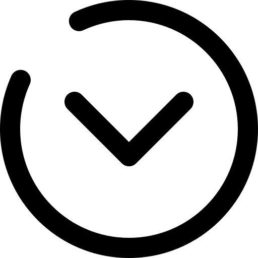 Down chevron ui down arrow navigational icon