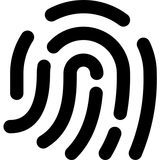 Fingerprint fingerprint electronics ui icon