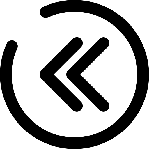 Left arrows back direction pointer icon Left arrows back direction pointer icon