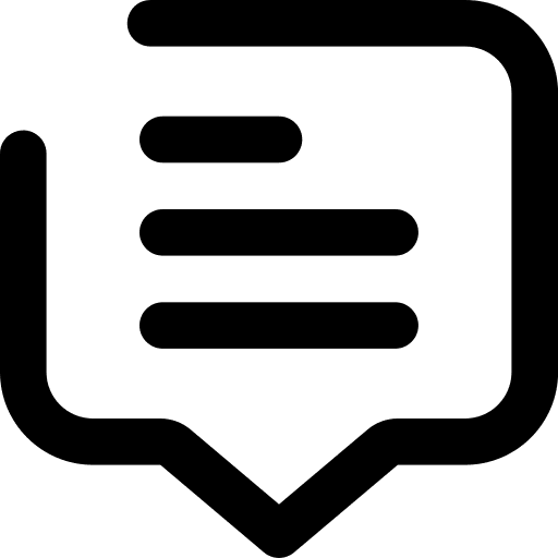 Message conversation chat box comment icon Message conversation chat box comment icon