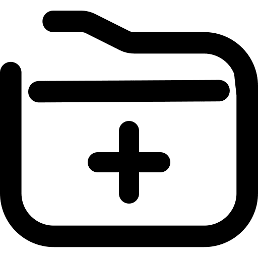 Add folder file folder file document icon Add folder file folder file document icon