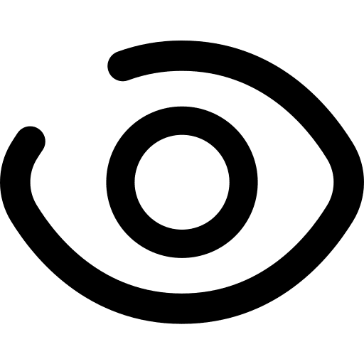 Eye view look visible icon Eye view look visible icon