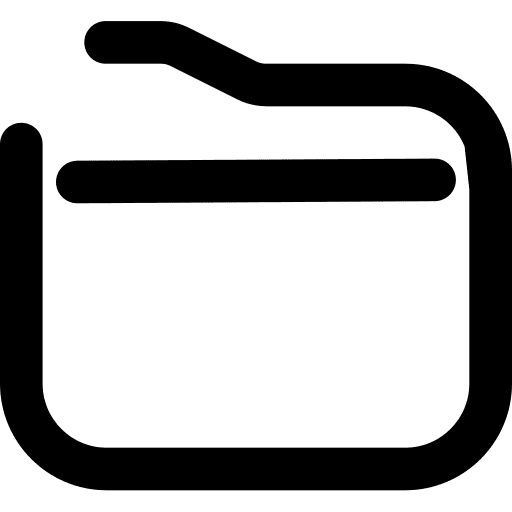 Folder paper files and folders text icon Folder paper files and folders text icon