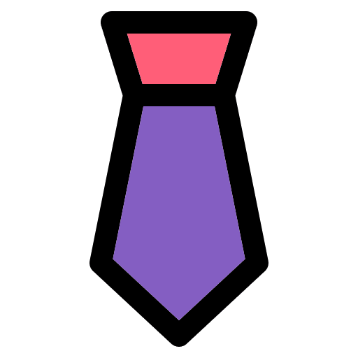 Tie outfit clothing garment icon