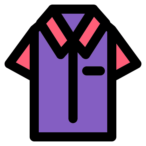 Uniform shirt polo clothes icon Uniform shirt polo clothes icon