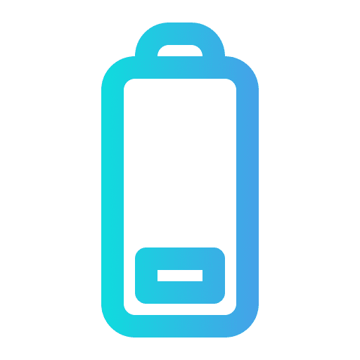 Low battery technology battery energy icon Low battery technology battery energy icon