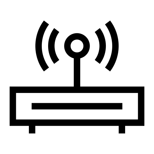 Router communications router device wifi icon