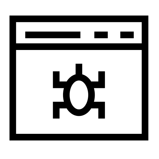 Browser browsers seo and web vulnerability icon