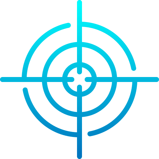 Aim my location aim crosshair icon