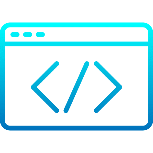 Coding programming program web icon