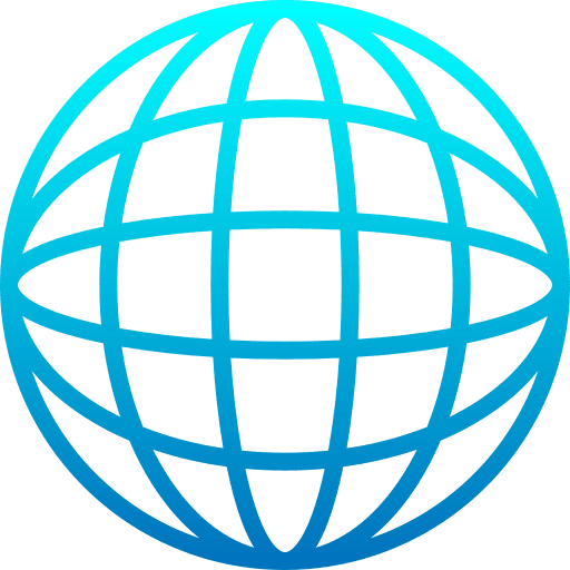 World globe globe globe grid marketing icon