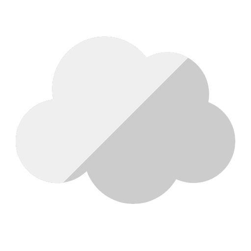 Cloud ecology and environment cloud light icon
