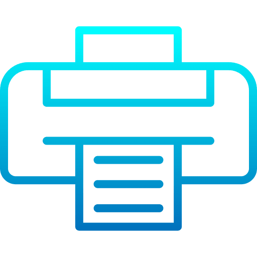 Printer electronics technology printing icon Printer electronics technology printing icon