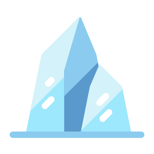 Ice frozen environment nature icon