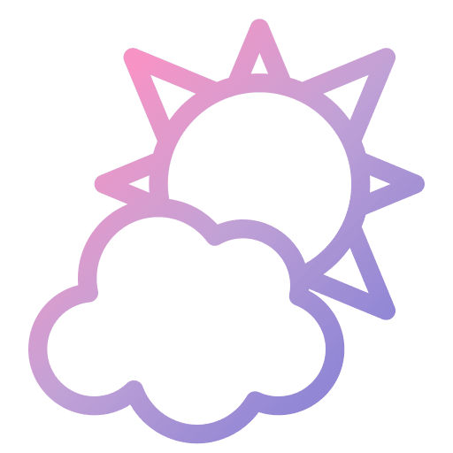 Sky sunny daylight cloud icon