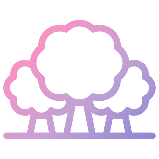 Trees forest life ecology and environment icon