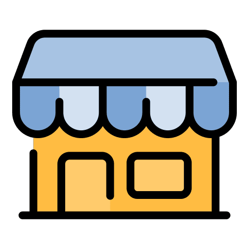 Store shopping store online store shop icon