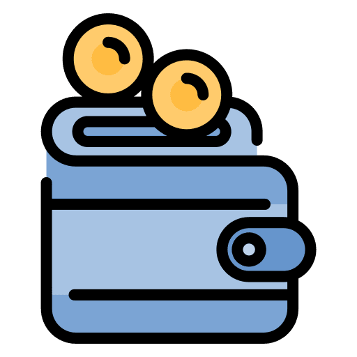 Wallet tool wallet money bag icon