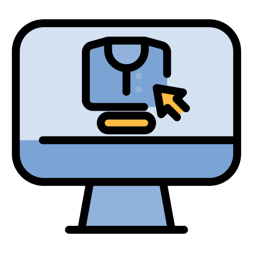 Online shop ecommerce web page commerce and shopping icon Online shop ecommerce web page commerce and shopping icon
