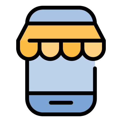 Online shop web page ecommerce shopping bag icon Online shop web page ecommerce shopping bag icon