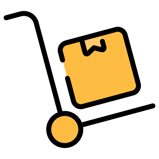 Trolley loads trolley bag delivery cart icon Trolley loads trolley bag delivery cart icon