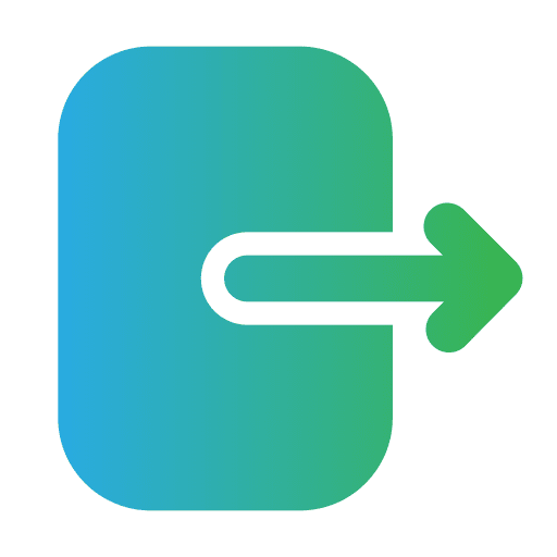 Logout logout exit arrow icon Logout logout exit arrow icon