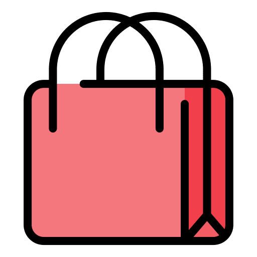 Shopping bag commerce and shopping commerce shopper icon Shopping bag commerce and shopping commerce shopper icon