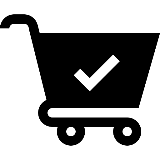 Checkout check order shopping cart icon
