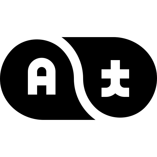 Language extensible markup language translator education icon