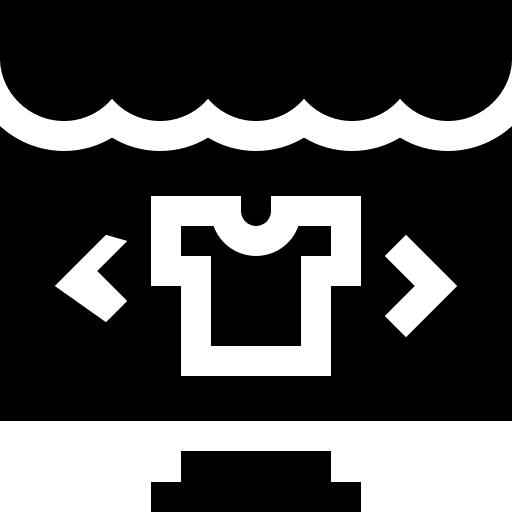 Online shopping commerce online store mobile store icon Online shopping commerce online store mobile store icon