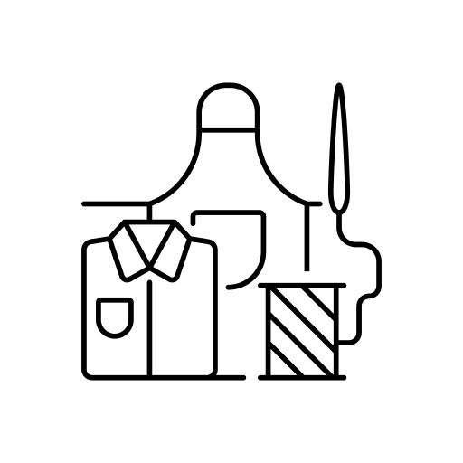 Repair clothes garment thread icon Repair clothes garment thread icon