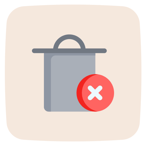 Delete delete cross mark garbage icon Delete delete cross mark garbage icon