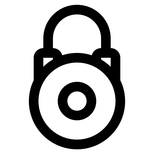 Padlock password locked ui icon Padlock password locked ui icon
