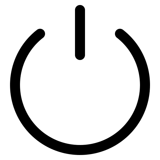 Power button turn off switch off ui icon Power button turn off switch off ui icon