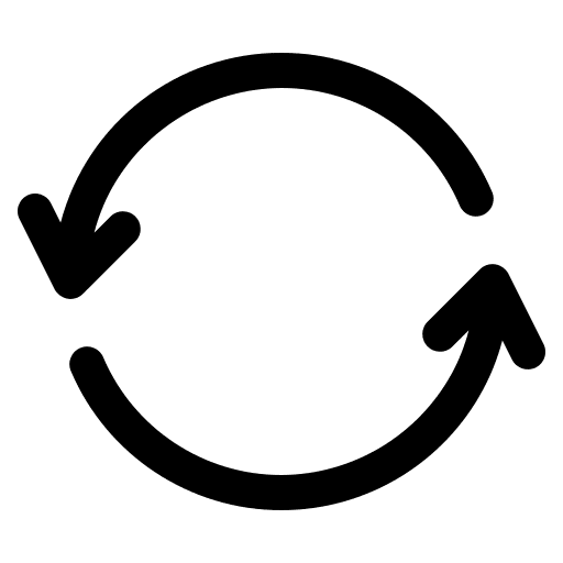 Refresh circular arrow sync arrows icon