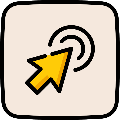 Pointer ui arrow click icon