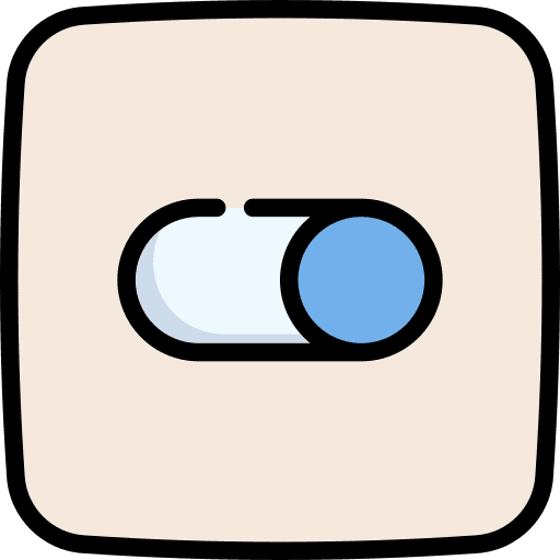 Switch control console toggle button button icon
